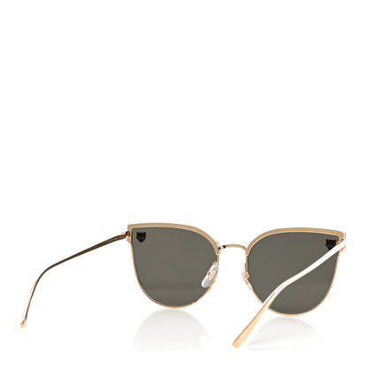 Cartier Panthere De Cartier Cat Eye Sunglasses Gold 4 of 7