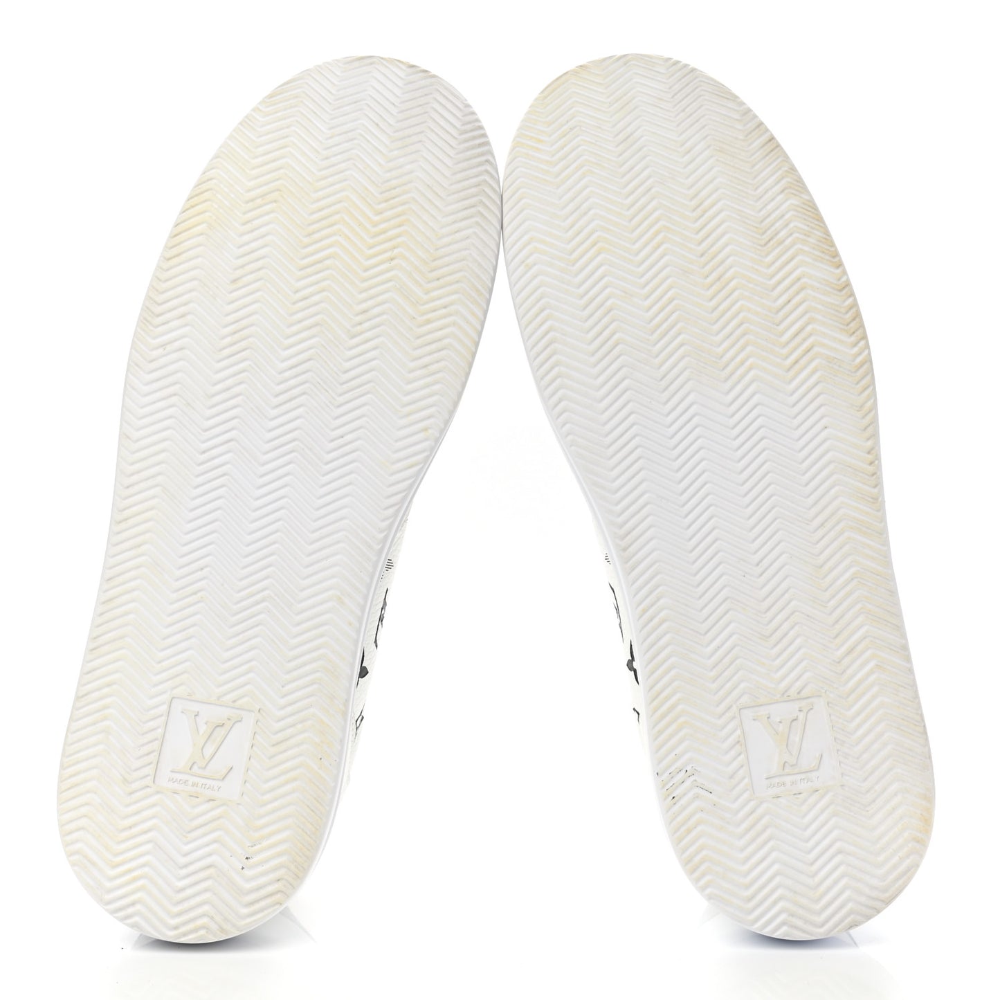 Calfskin Monogram Luxembourg Sneakers 9 White