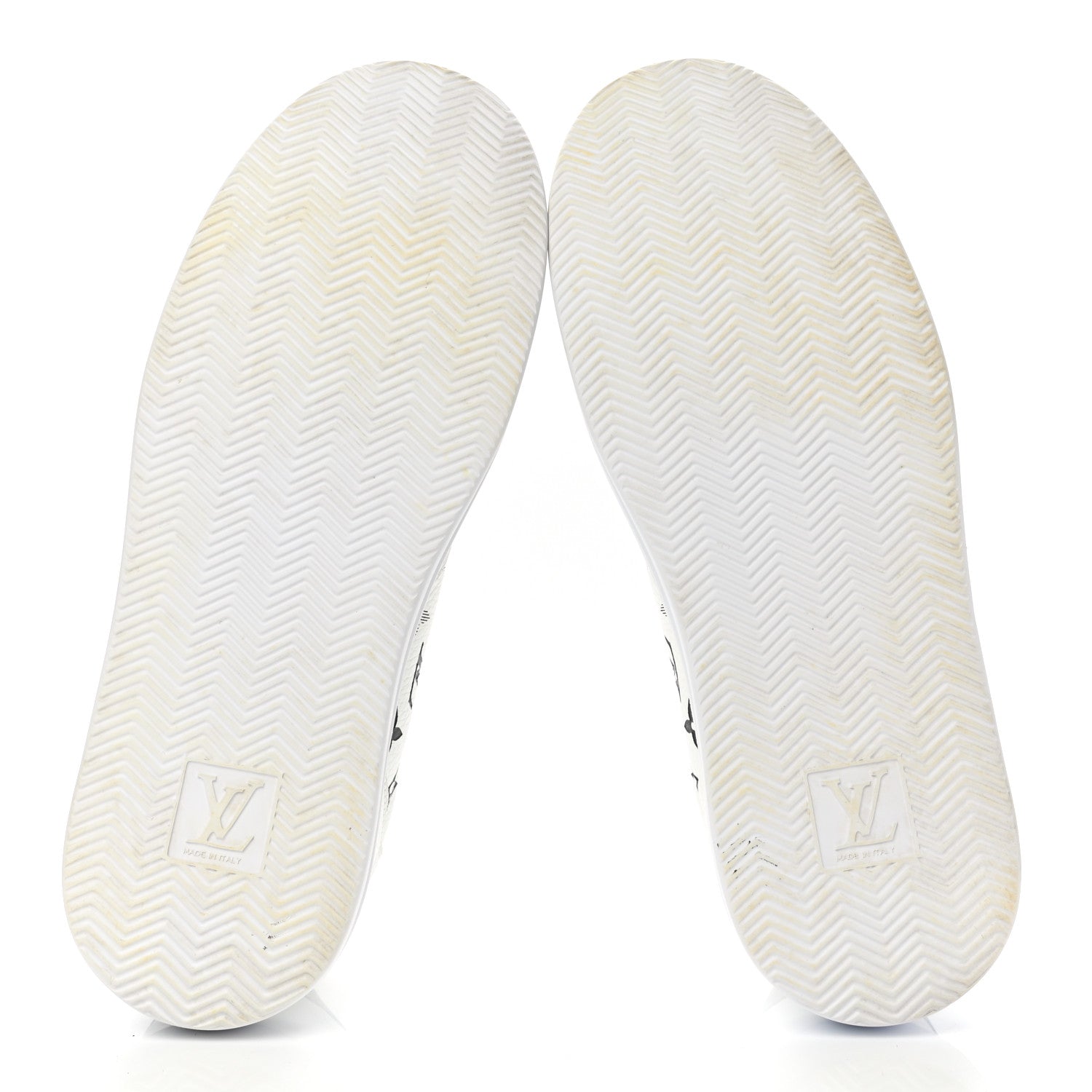 Louis Vuitton Calfskin Monogram Luxembourg Sneakers 9 White 5 of 11