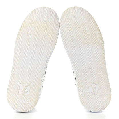 Louis Vuitton Calfskin Monogram Luxembourg Sneakers 9 White 5 of 11