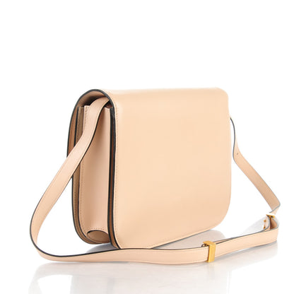 Celine Box Calfskin Medium Classic Box Flap Bag Powder 3 of 8