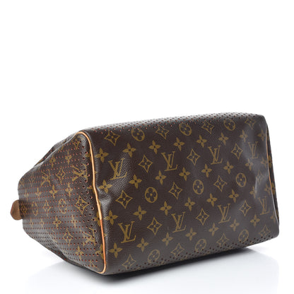 Louis Vuitton Monogram Perforated Speedy 30 Orange 4 of 27
