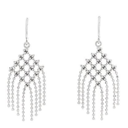 Tiffany 18K White Gold Fringe Earrings 1 of 4