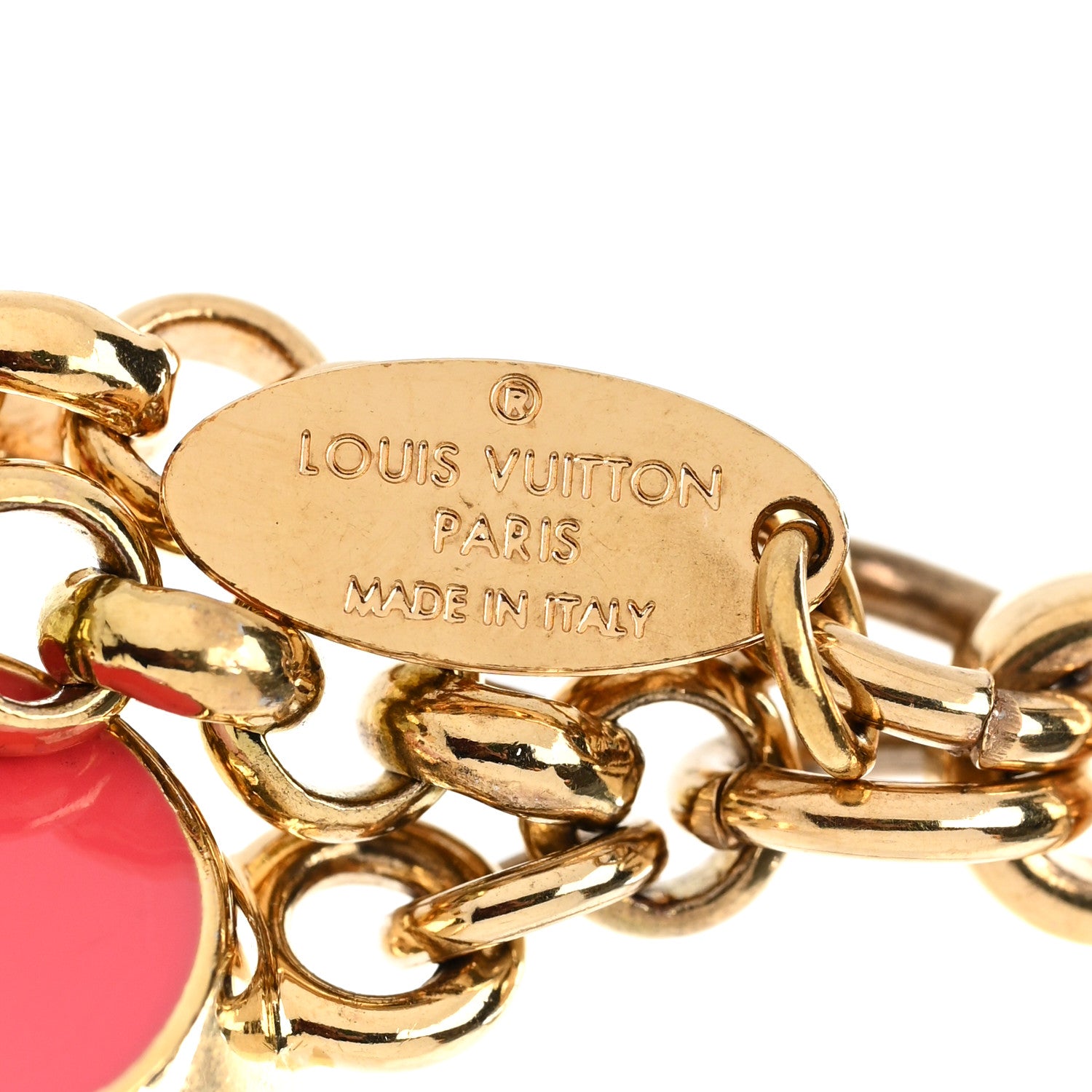 Louis Vuitton Fleur De Monogram Bag Charm Pink 3 of 5