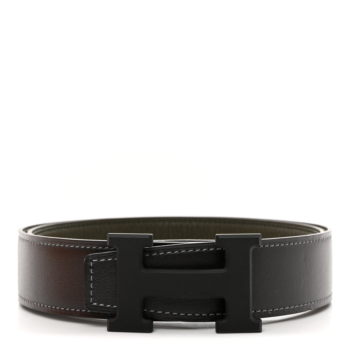 Box Togo PVD Plated 32mm H Belt 80 Plomb Vert De Gris