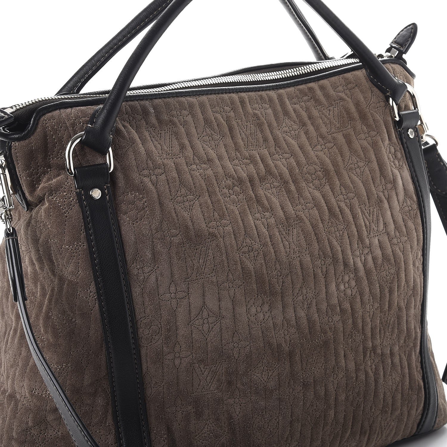 Louis Vuitton Monogram Suede Antheia IXIA PM BBrown 9 of 10