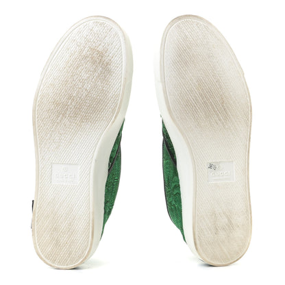 Gucci Brocade Ladybug Embroidered Slip On Sneakers 36.5 6 of 13