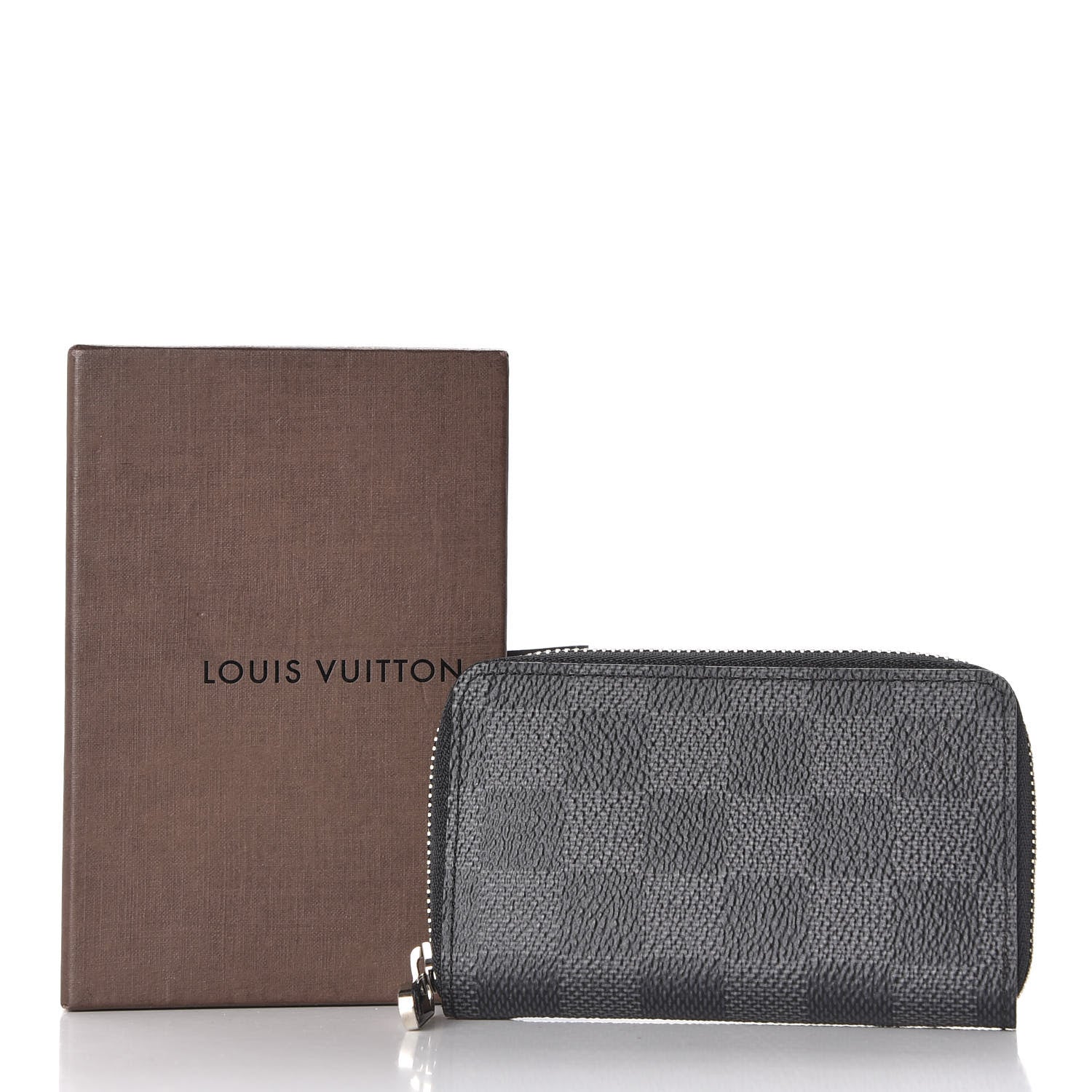 Louis Vuitton Damier Graphite Zippy Coin Purse Vertical 8 of 8