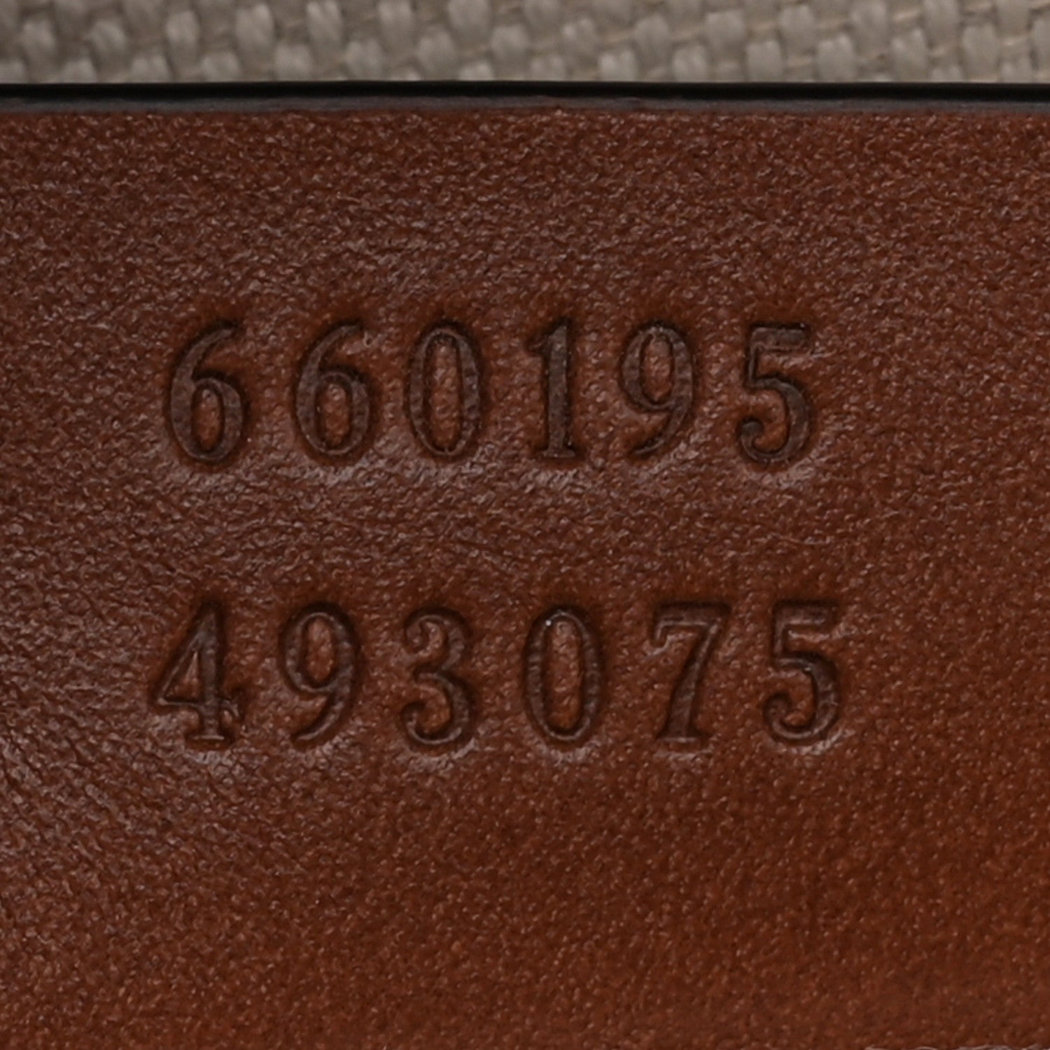 Gucci Charisma Calfskin Gucci Embossed Small Diana Tote Bag Peanut Brown 7 of 13