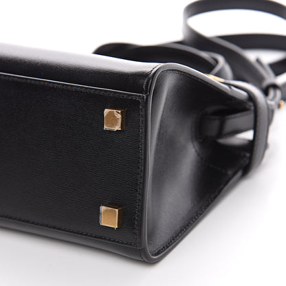 Saint Laurent Smooth Calfskin Manhattan Nano Shopper Tote Black 7 of 7