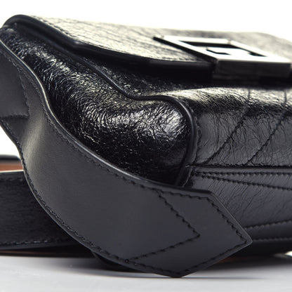 Givenchy Crinkled Patent Calfskin ID Convertible Belt Bag Black 8 of 9