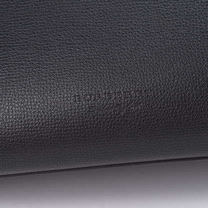 Burberry Grainy Calfskin Haymarket Check Medium Reversible Tote Black 9 of 14
