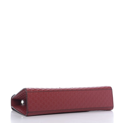 Gucci Microguccissima Medium Emily Chain Shoulder Bag Red 4 of 9