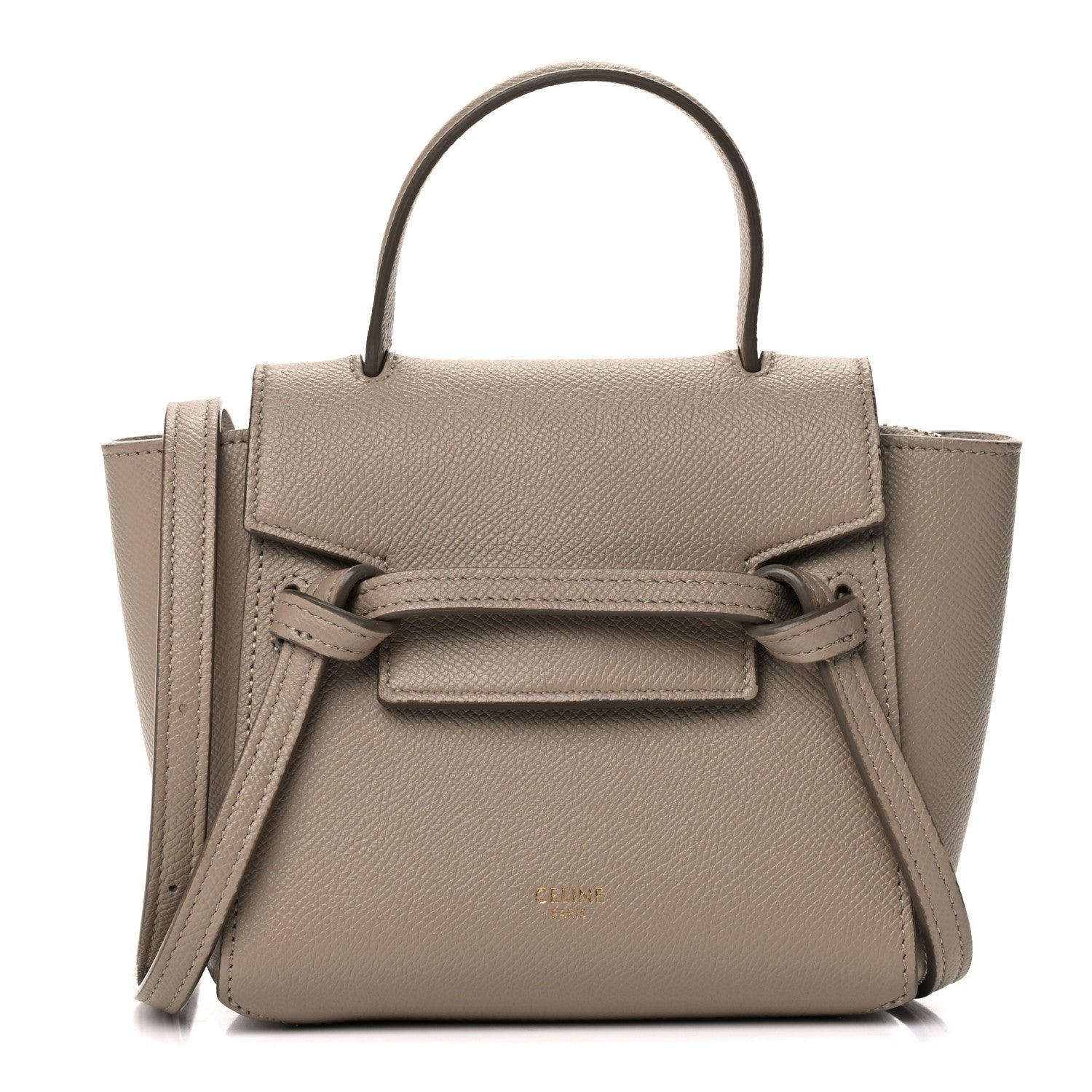 Celine Grained Calfskin Pico Belt Bag Light Taupe 1 of 6