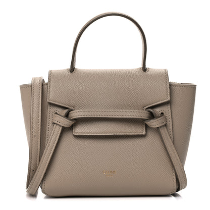 Celine Grained Calfskin Pico Belt Bag Light Taupe 1 of 6