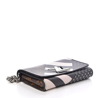 Louis Vuitton Calfskin Monogram Twist Chain Wallet 4 of 9