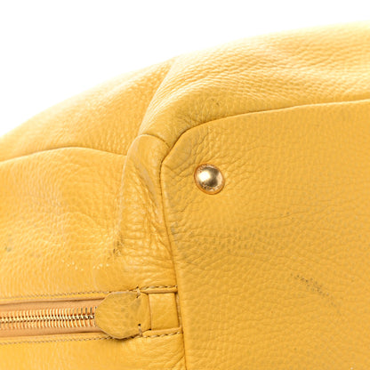 Prada Vitello Daino Side Zip Tote Mimosa 17 of 19