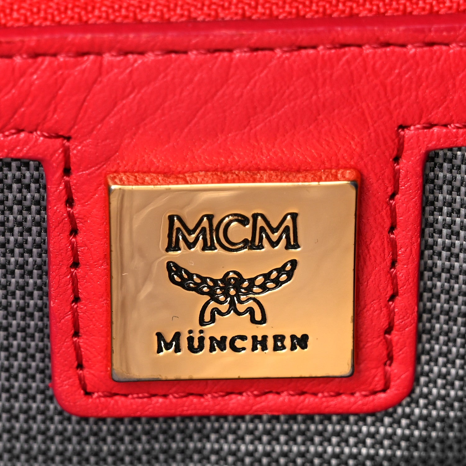 MCM Visetos Side Stud Small Stark Backpack Corail 5 of 9