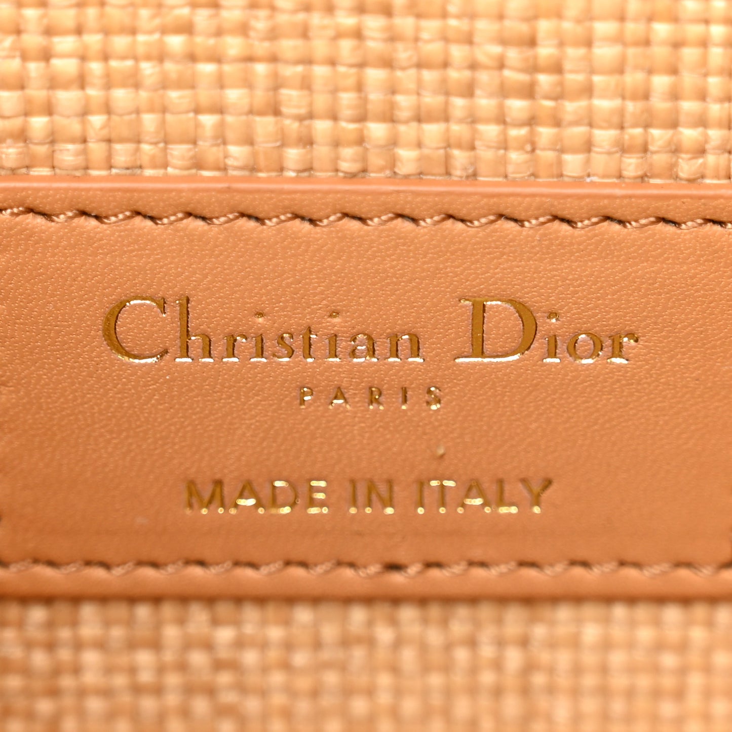 Raffia Macro Cannage Lady D-Joy Natural