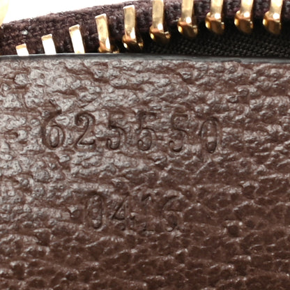 Gucci GG Supreme Monogram Textured Calfskin Web Medium Ophidia Cosmetic Case Beige Ebony New Acero 7 of 7