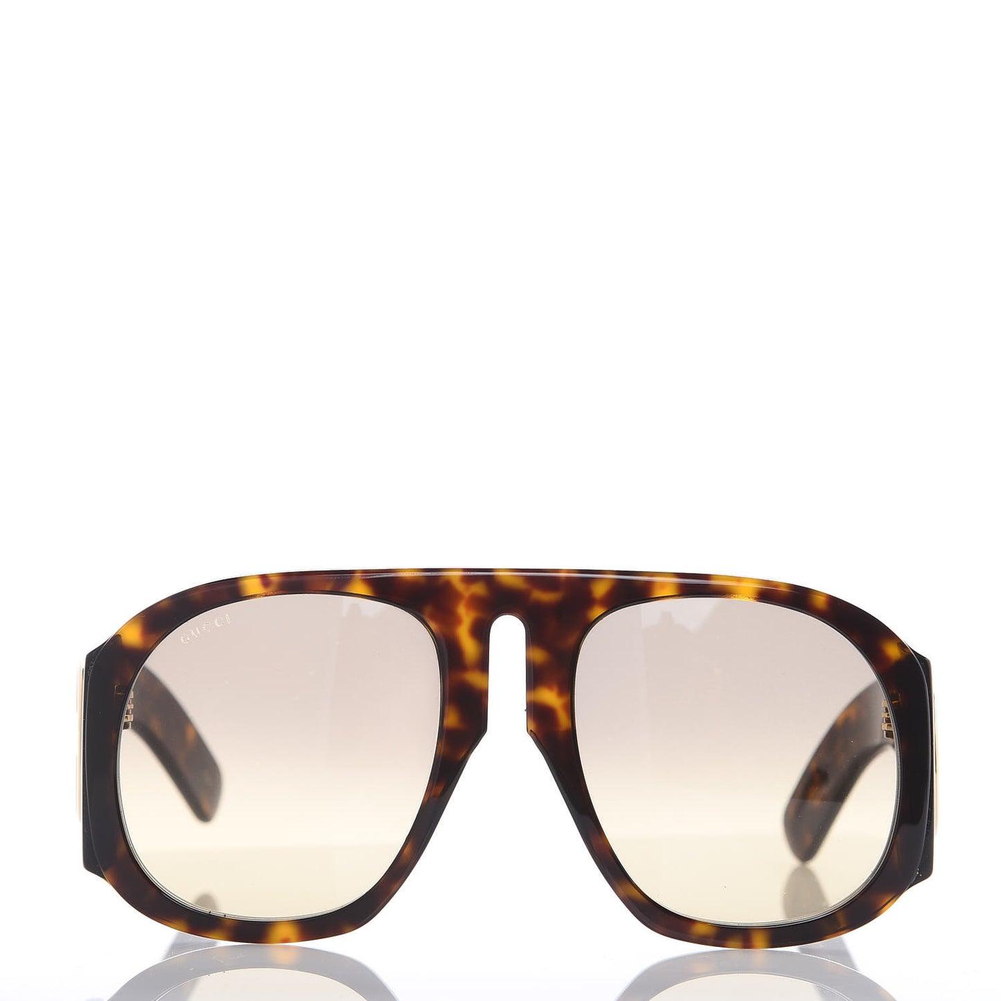 Oversized Aviator Sunglasses GG0152S Tortoise