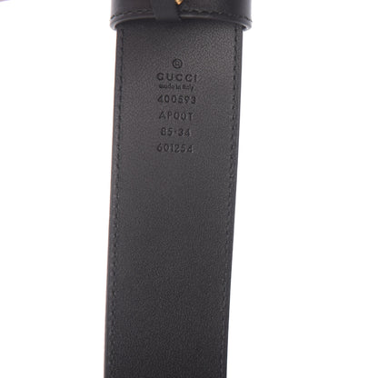 Gucci Calfskin Double G 40mm Belt 85 34 Black 3 of 6