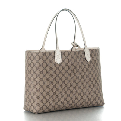 Gucci GG Supreme Monogram Medium Reversible Tote Beige White 3 of 8