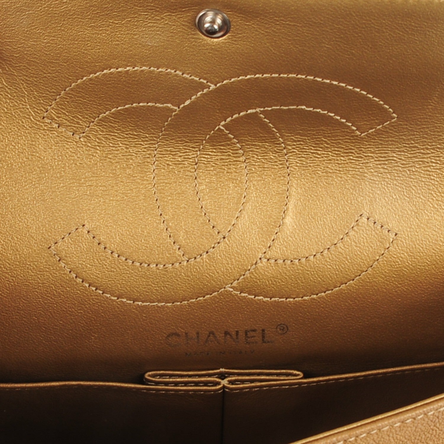 Chanel Metallic Calfskin Quilted 2.55 Reissue 225 Flap Dark Gold 7 of 8