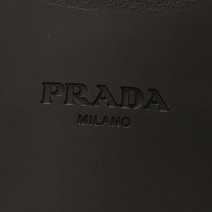 Prada Satin Triangle Ballerina Flats 38.5 Tabacco 7 of 8