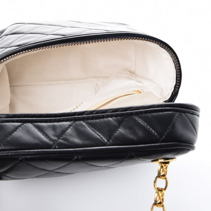 Chanel Lambskin Quilted Tassel Shoulder Bag Black 6 of 9