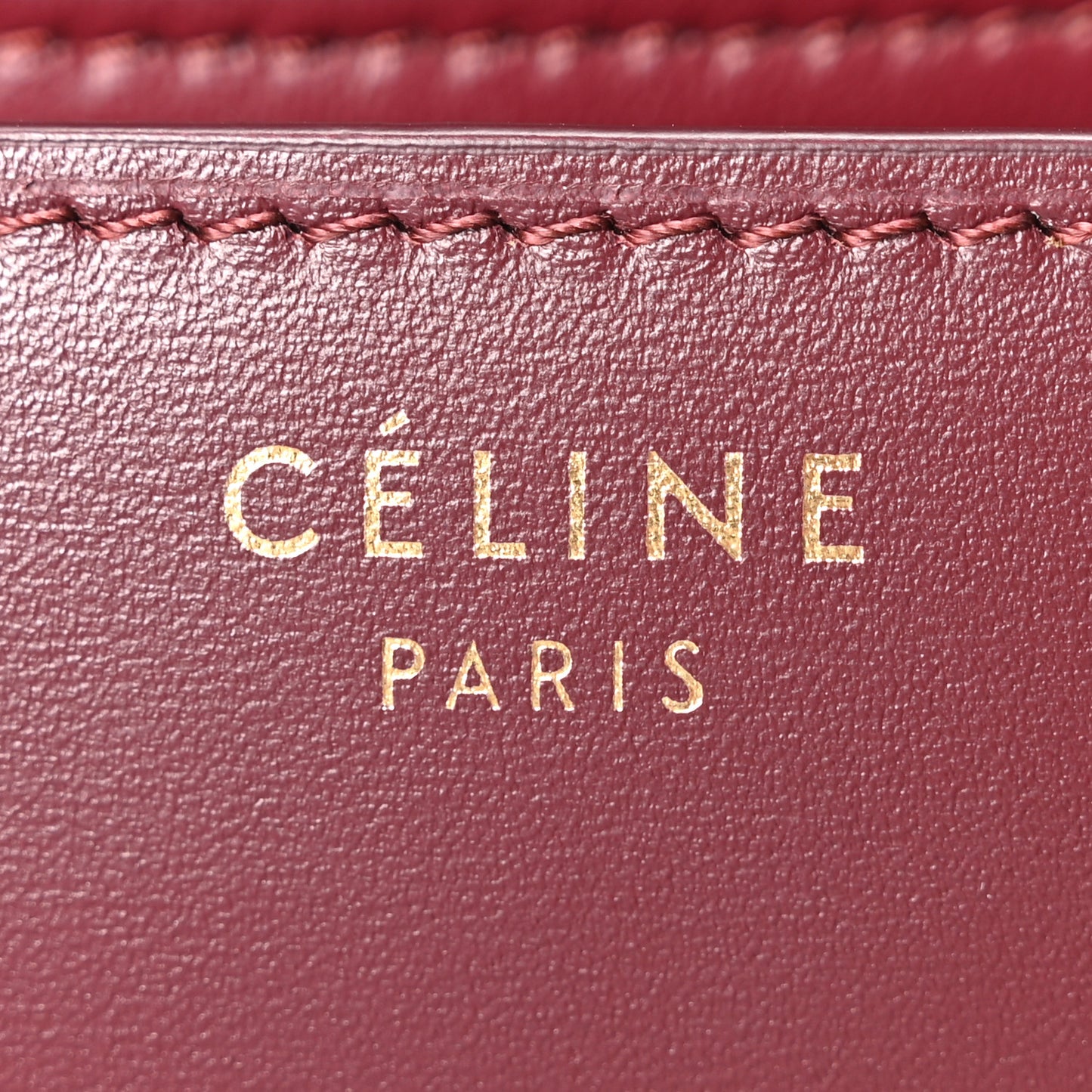 Box Calfskin Medium Classic Box Flap Bag Burgundy