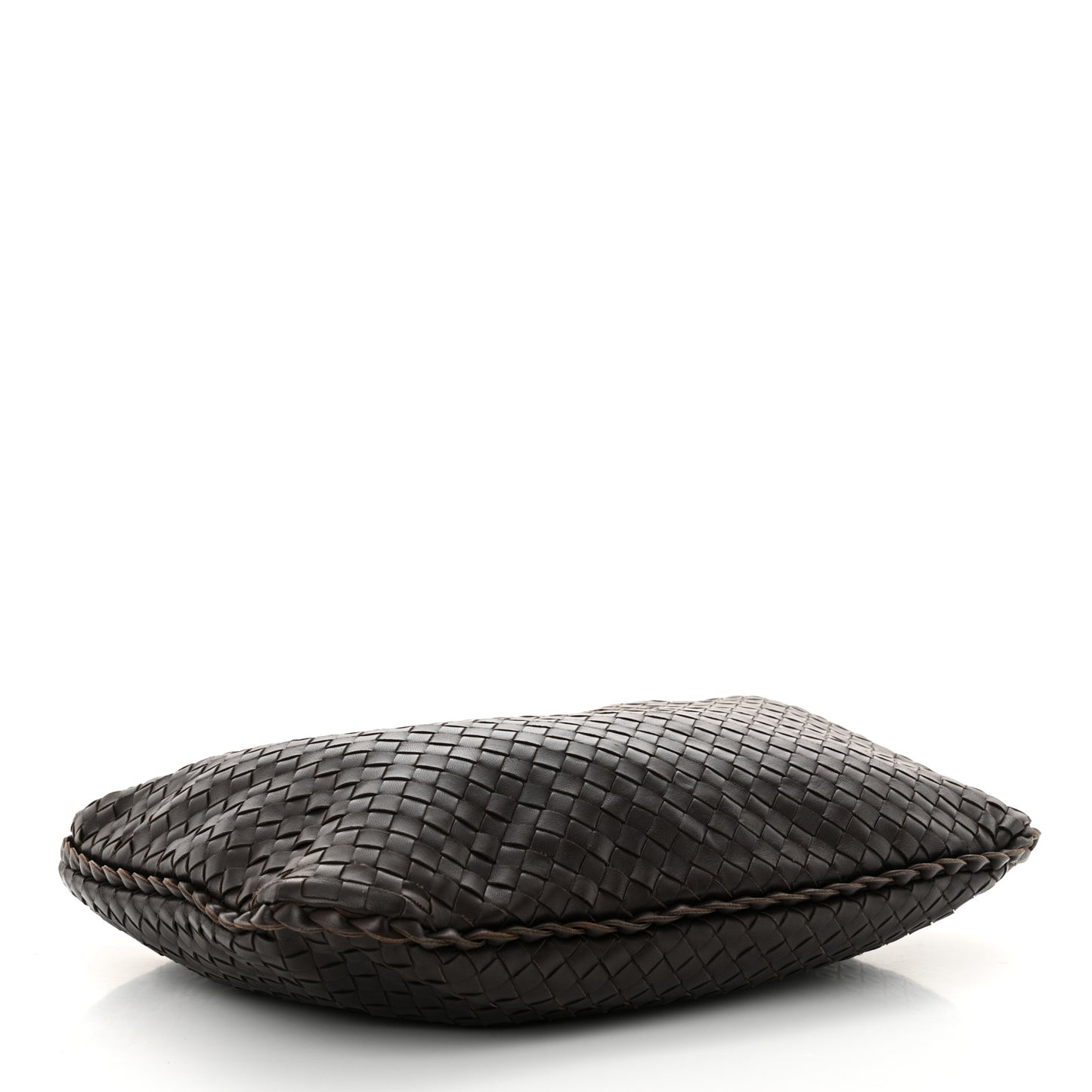 Nappa Intrecciato Medium Veneta Hobo Ebano