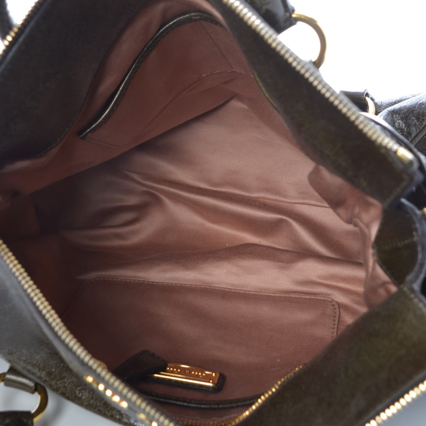 Vitello Lux Medium Bow Bag Brown
