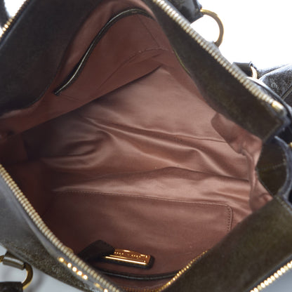 Miu Miu Vitello Lux Medium Bow Bag Brown 5 of 7