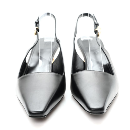 Givenchy Calfskin G Cube 50mm Slingback Pumps 36 Black 3 of 10