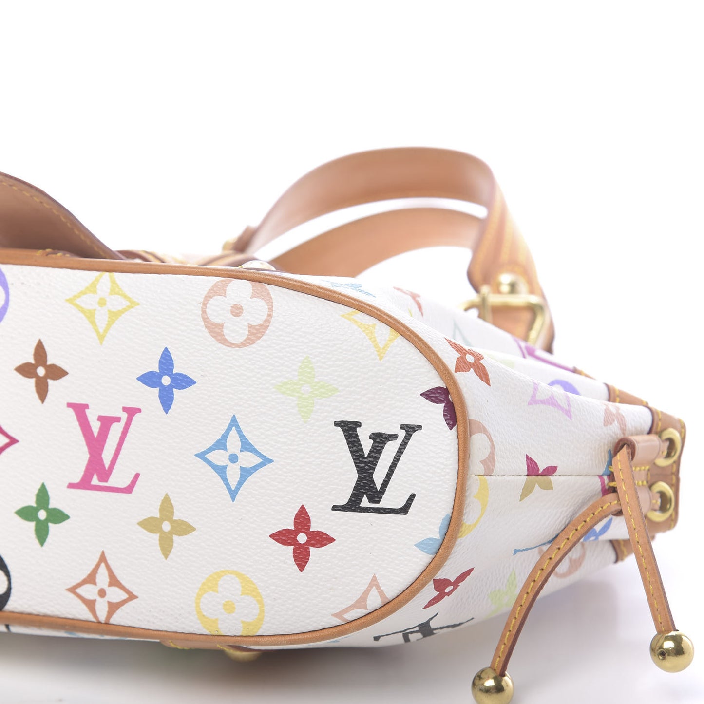 Monogram Multicolor Theda GM White
