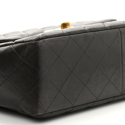 Chanel Lambskin Quilted Jumbo Single Flap Black 8 of 16