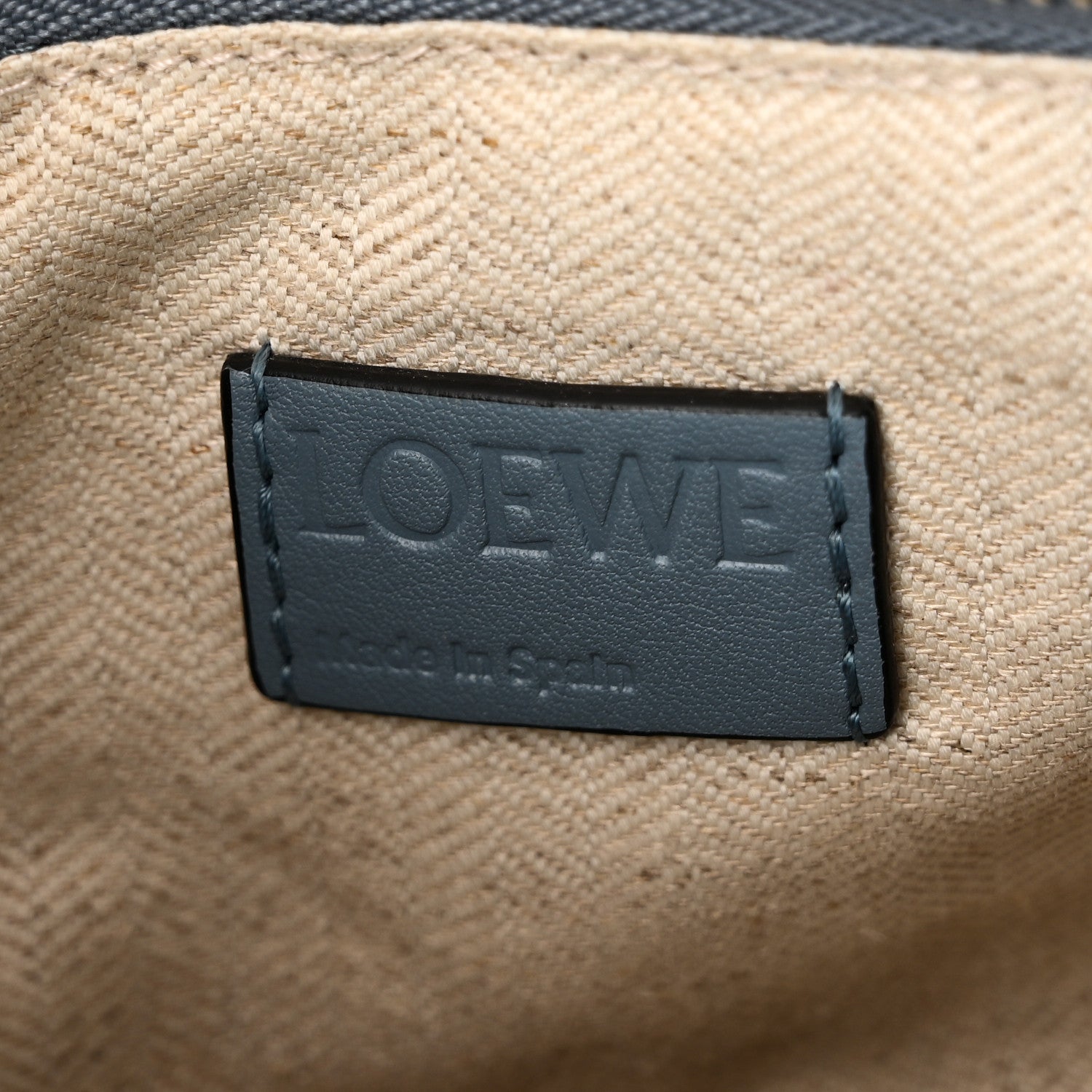 Loewe Calfskin Medium Puzzle Bag Stone Blue 6 of 9
