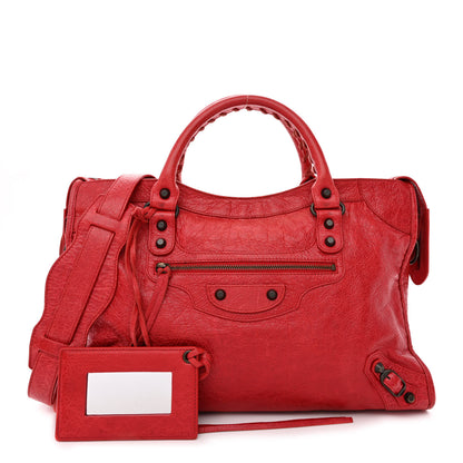 Balenciaga Agneau Classic Hardware City Coquelicot 1 of 11