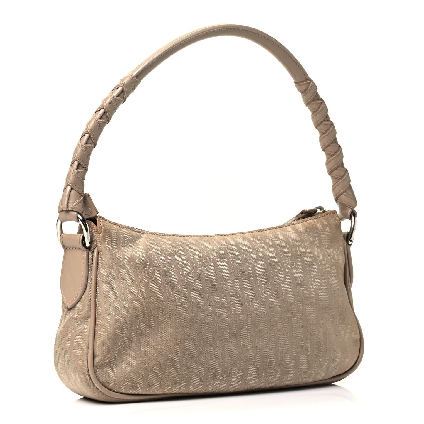 Monogram Charm Shoulder Bag Beige