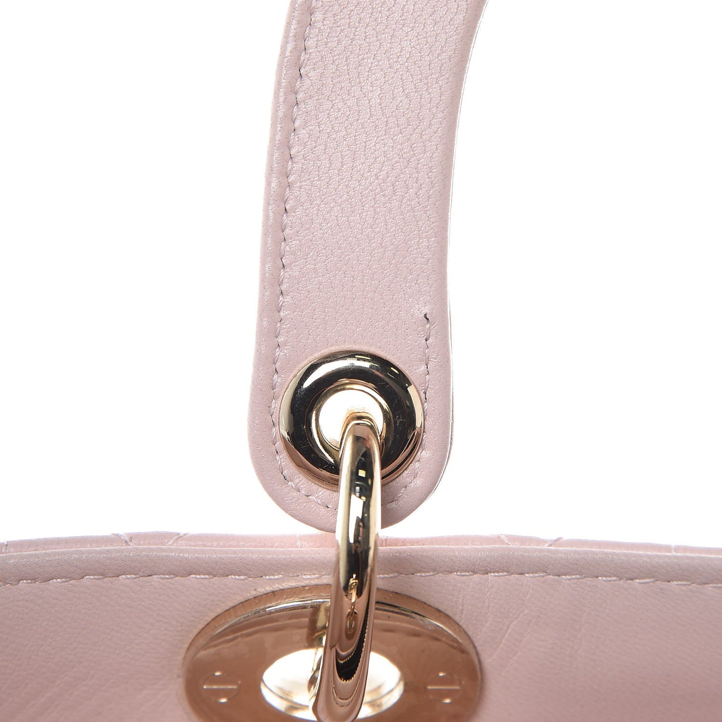 Lambskin Cannage Medium Lady Dior Light Pink