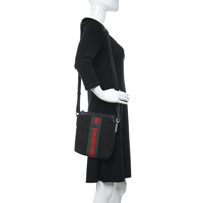 Gucci Canvas Web Messenger Bag Black 3 of 10