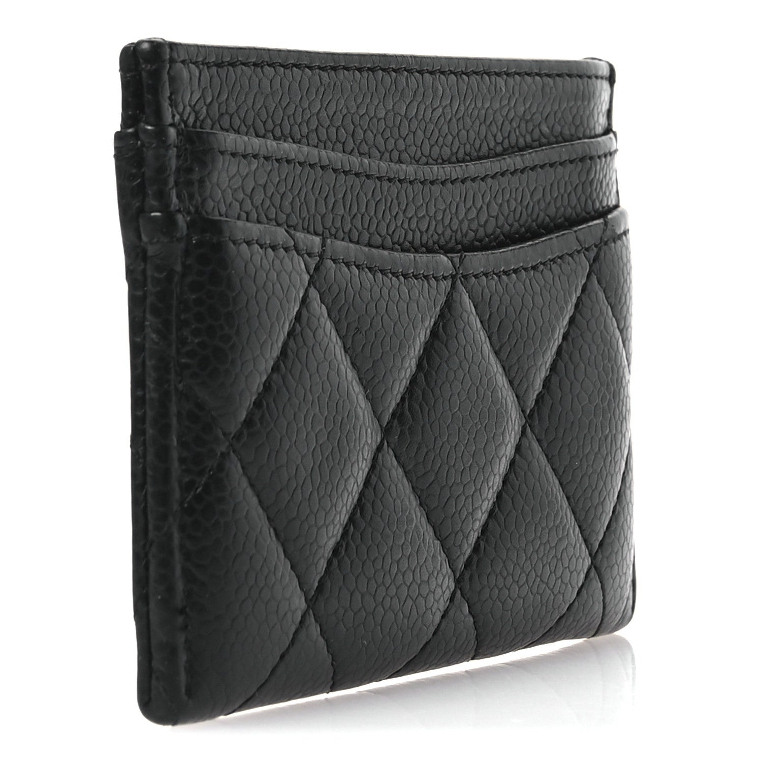 Chanel Caviar Quilted Card Holder Black 3 of 8