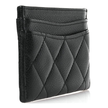 Chanel Caviar Quilted Card Holder Black 3 of 8