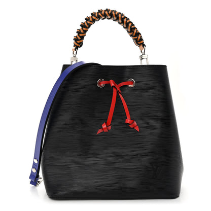 Louis Vuitton Epi Braided NeoNoe MM Black Indigo 1 of 10