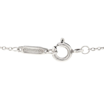 Tiffany 18K Yellow Rose Gold Sterling Silver Mini Heart Trefoil Key Pendant Necklace 4 of 5