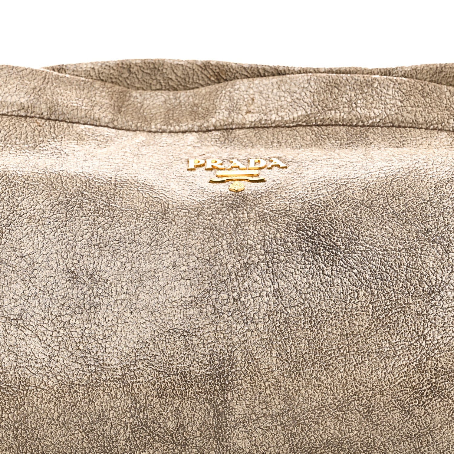 Prada Craquele Shoulder Bag Talco 7 of 10