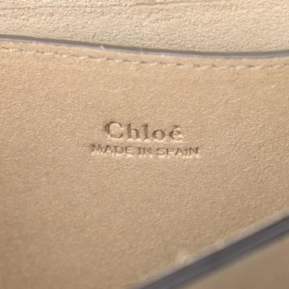 Chloe Suede Calfskin Small Faye Shoulder Bag Motty Grey 8 of 11