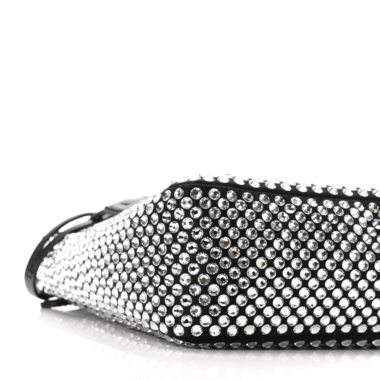 Satin Crystal Mini Re-Edition 2000 Bag Cristal