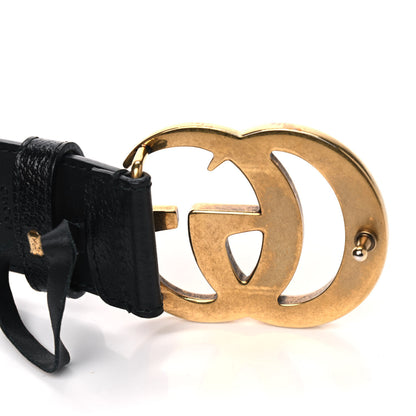 Gucci Textured Calfskin Double G 40mm Belt 95 38 Black 5 of 6